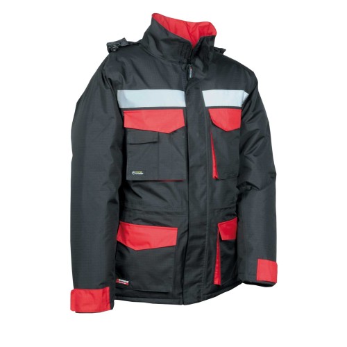 ANORAK GUST NEGRO ROJO COFRA - no utilizar