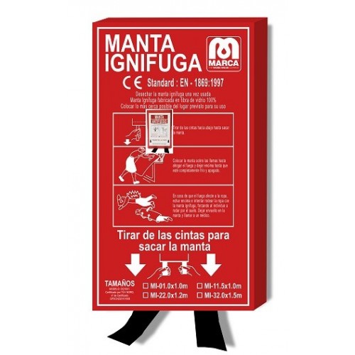 MANTA IGNIFUGA APAGA FUEGOS 120X180 STEELPRO