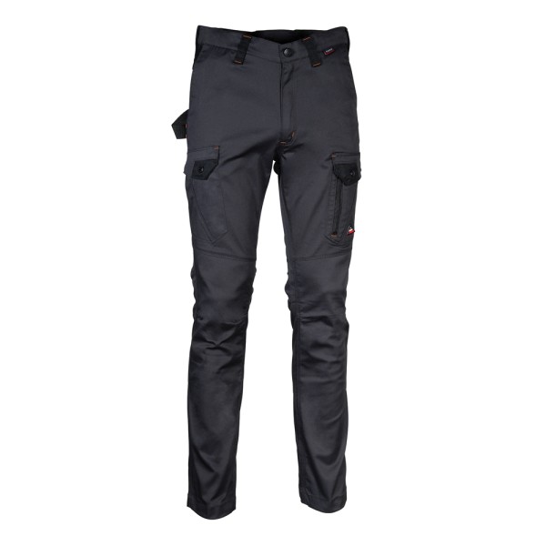 PANTALON FORRADO NAYBA GRIS OSCURO NEGRO COFRA