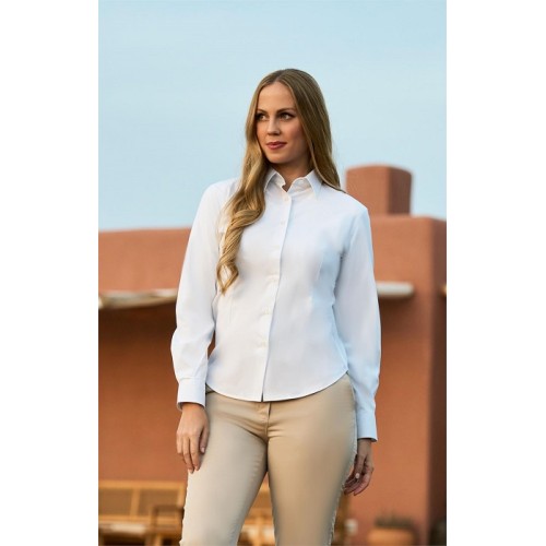 CAMISA MUJER ELASTICA BLANCA BRISA DACOBEL