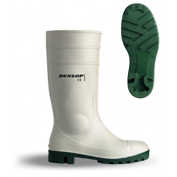 BOTA AGUA PVC-NITRILO ALTA BLANCA S4 DUNLOP - CONSULTAR DISPONIBILIDAD