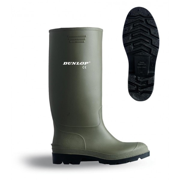 BOTA AGUA PVC ALTA VERDE DUNLOP - CONSULTAR DISPONIBILIDAD